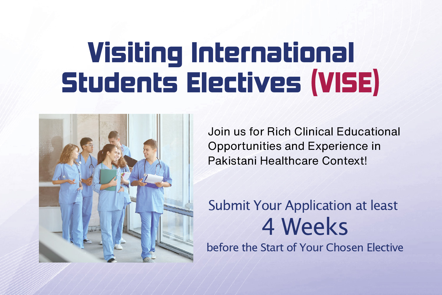 visiting international elective program at Liaquat National Hospital, Karachi
